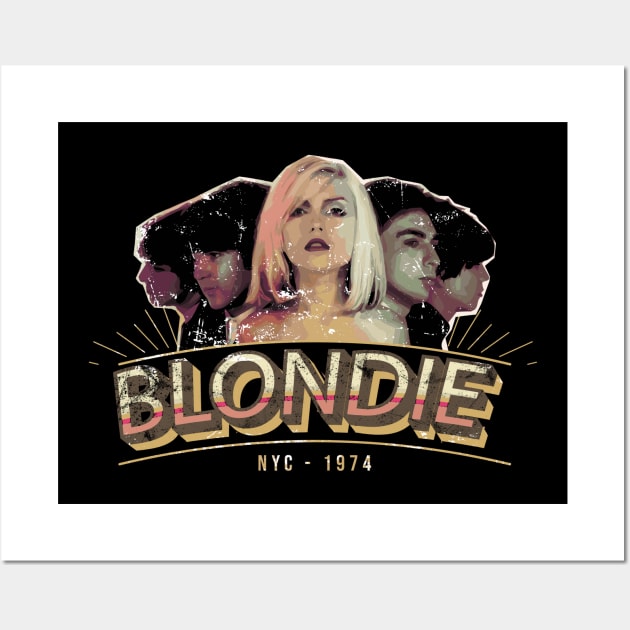 Band 1975 Retro - Blondie Wall Art by Thermul Bidean